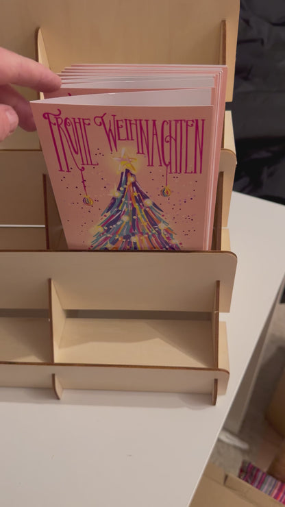 Frohe Weihnachten-Faltkarte